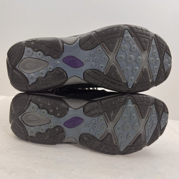 Easy Spirit Womens Black Eserle Snow Boots Lace Up Leather Fur Trim Size 7M - Picture 6 of 11